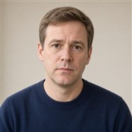 Portrait of Daniel, a dog owner
