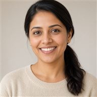 Portrait of Priya, a dog owner